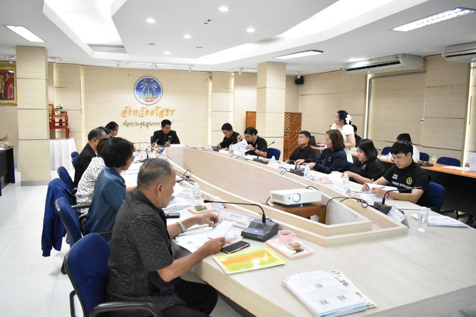 title - ส.ป.ก.ยโสธร ร่วมประชุมคณะกรรมการขับเคลื่อนงานด้านการเกษตรระดับจังหวัด